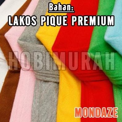 Kaos Polo Pendek - Jumbo  4Xl 5Xl  - Pria Wanita  |  Kerah Polos Jumbo  |  Mondaze