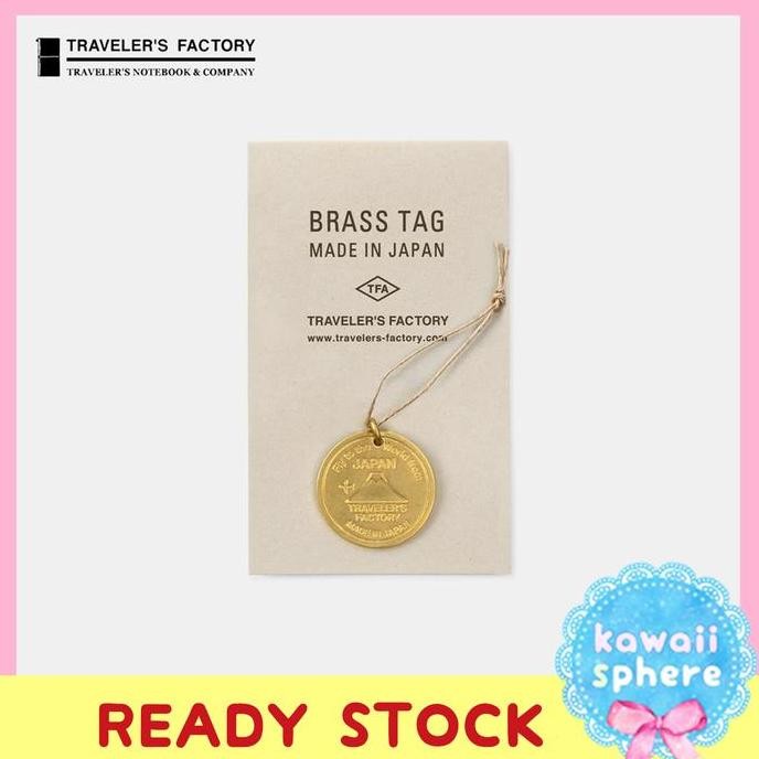 

Travelers Notebook Narita Airport Limited | Brass Tag | Ready Stock