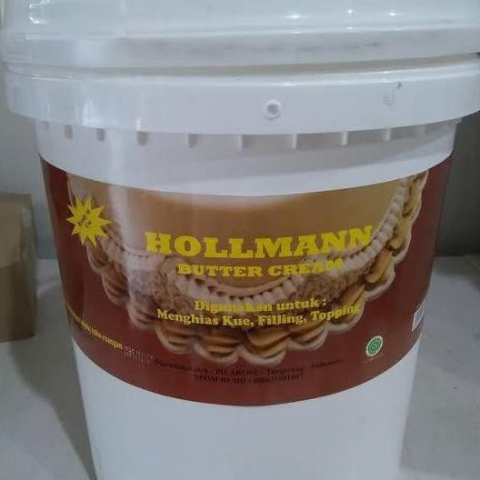 

Hollmann Buttercream 8 Kg Pail / Putih Vanilla