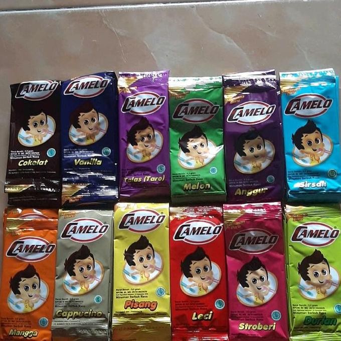

24 Renceng Es Camelo Isi 240 Pcs / 1 Pack Camelo Isi 240 Pcs Es Susu Bantal Cream Ice Manis Krim