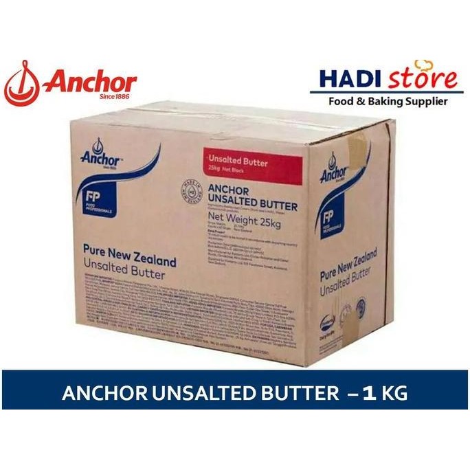 

Anchor Unsalted Butter 1 Kg / 1Kg