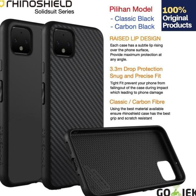 Original Rhinoshield Solidsuit Case Google Pixel 4 Xl & Pixel 4 Co