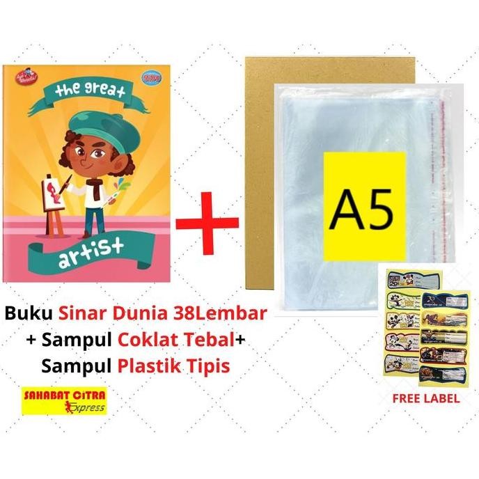 

Paket Lengkap 2 Buku Tulis Sinar Dunia 38 Lembar Sampul Tipis