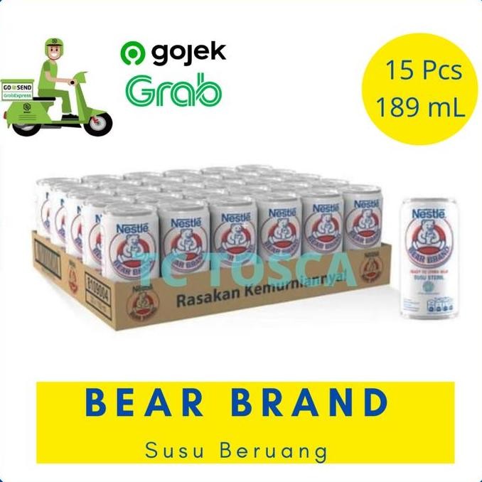

Bear Brand | Susu Beruang 1/2 Karton Isi @15X189 Ml