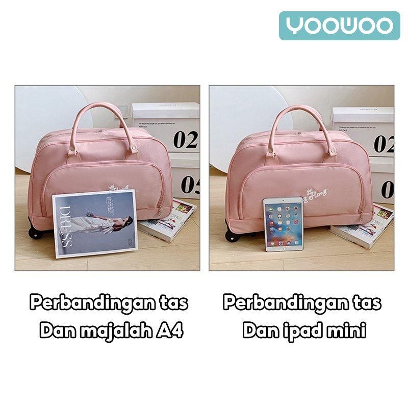 Yoowoo Tas Travel Trolley/Tas Penyimpanan Kapasitas Besar/Tas Perjalanan/Tas Travelling