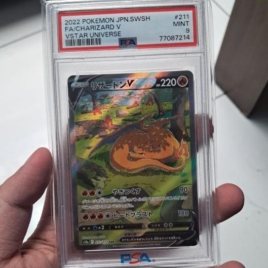 Charizard V Promo Full Art Holo TCG Pokemon English PSA9 PSA 9 Graded Rare Original
