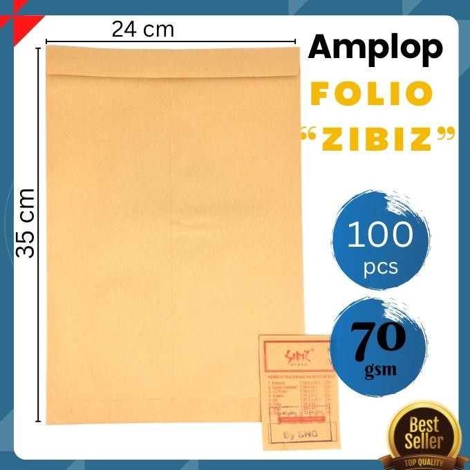 

JH8 Amplop Coklat FOLIO ( 24x35Cm )
