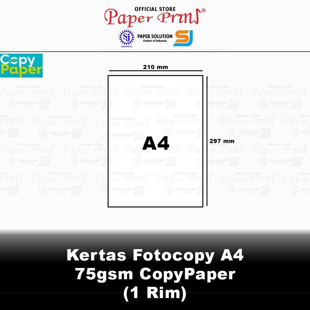 

JH8 Kertas Fotocopy HVS A4 75gr CopyPaper 1 Rim
