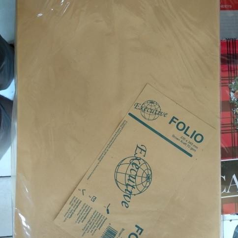 

JH8 Amplop Cokelat Folio Executive (1 pak = 100 pcs)