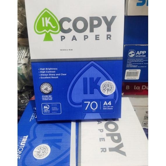 

JH8 Kertas Hvs A4 70gr Copy Paper (1 rim)Ojek