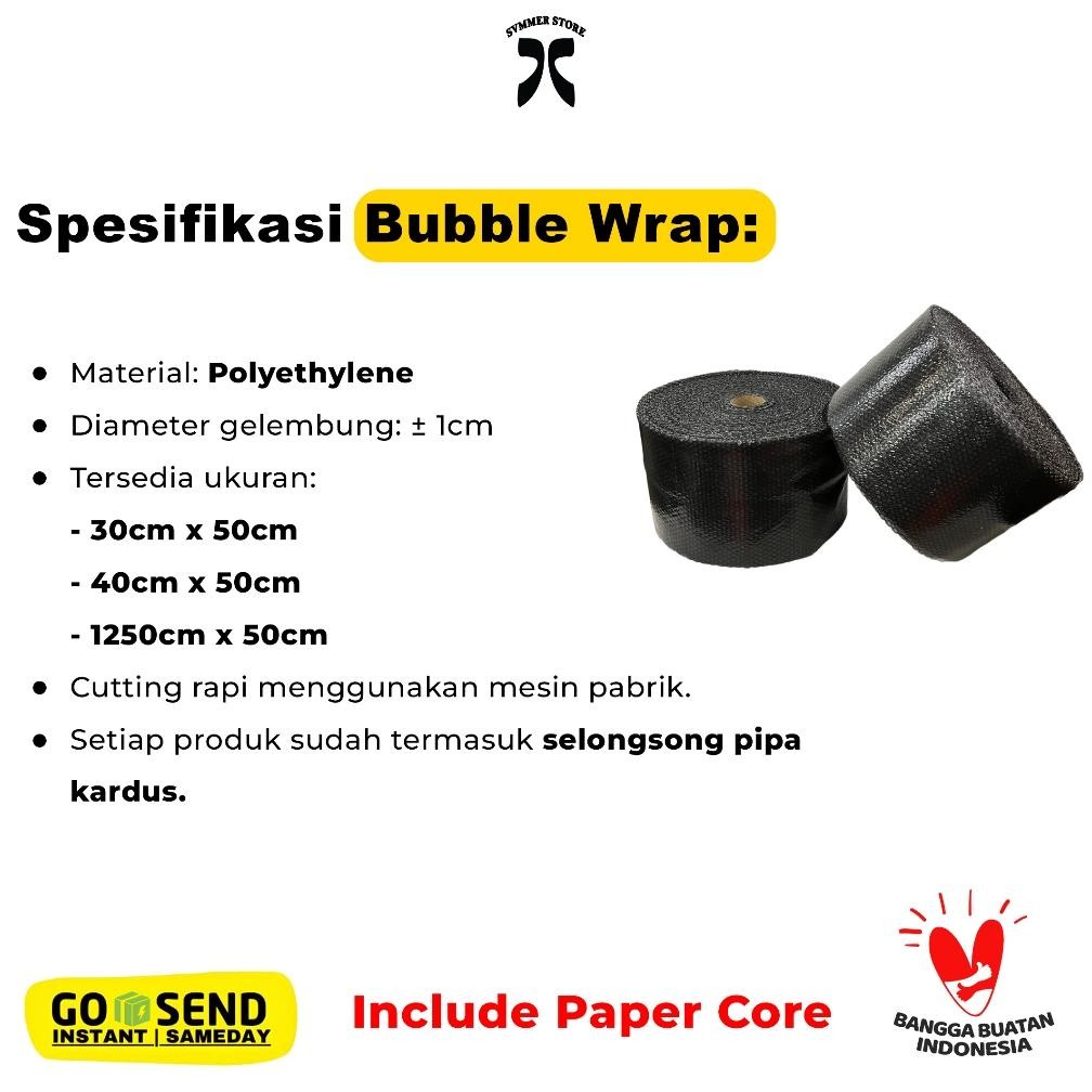 

JH8 Bubble Wrap Packing 40x50m Hitam Bening 40cm x 50m Tebal 40 x 50 meter Murah