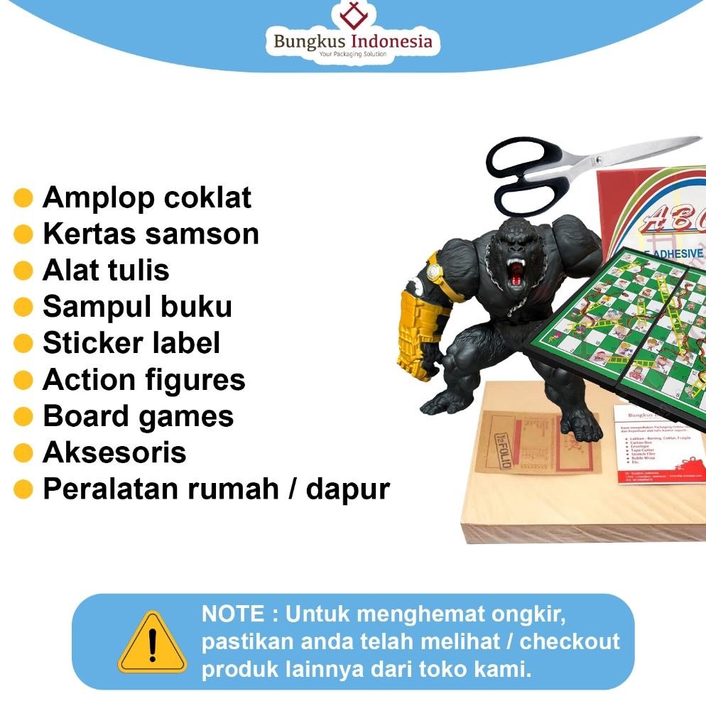 

JH8 Amplop Coklat Folio Pinggul isi 100
