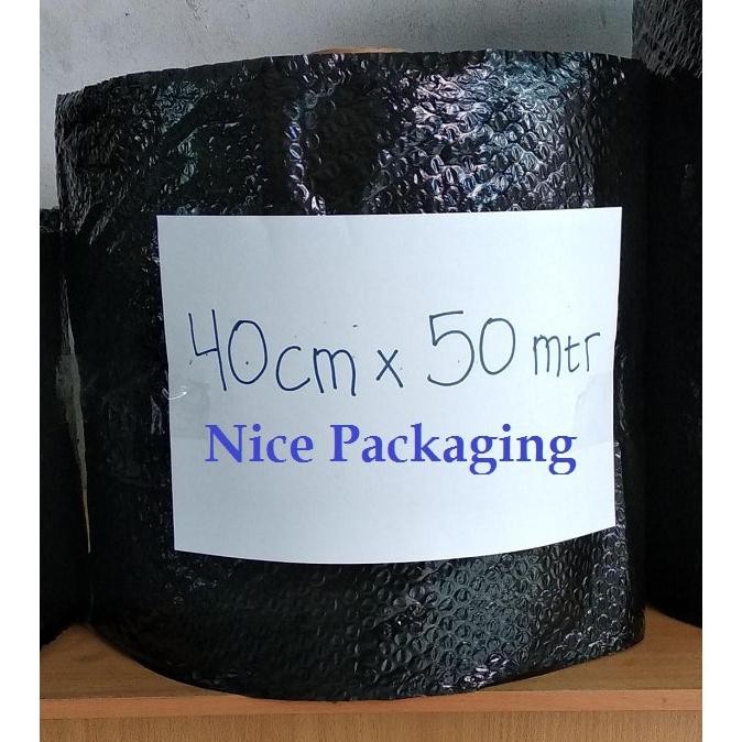 

JH8 [DKM] Bubble potongan hitam uk 40cm x 50Mtr