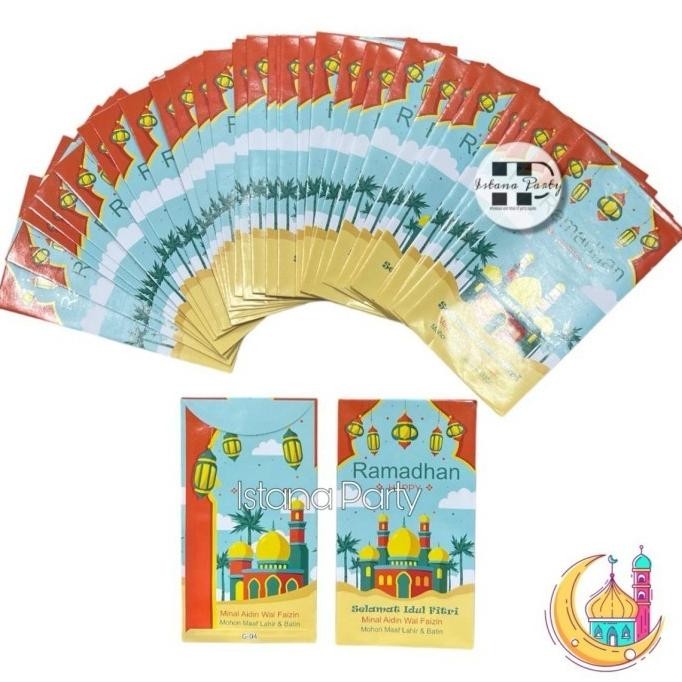 

JH8 [50Lembar] Amplop Lebaran Idul Fitri / Angpao Lebaran Box Mika Size L