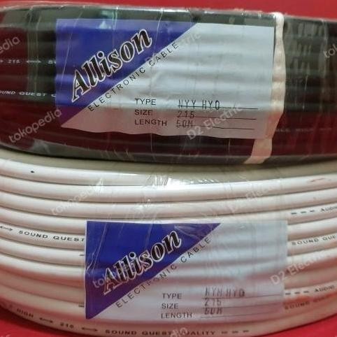 Kabel Listrik Nymhy/Nyyhy Serabut 2X1,5 Allison Per Roll / @Roll