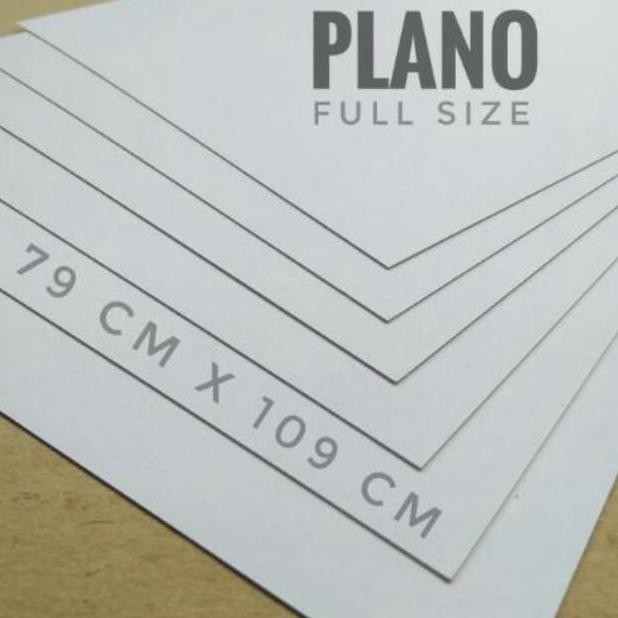 

JH8 ( 5 Lembar ) Kertas BW / Bluish White 250 Gsm Uk Plano 79 cm X 109 cm