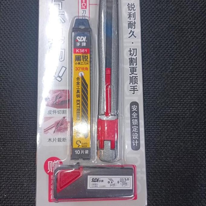 

ready !!! SDI 3006CA Pisau Craft Cutter Art Knife 30 derajat