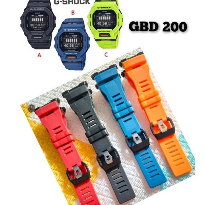 new  Strap Tali Jam Tangan G-Shock GBD-200 Tali Jam GBD 200