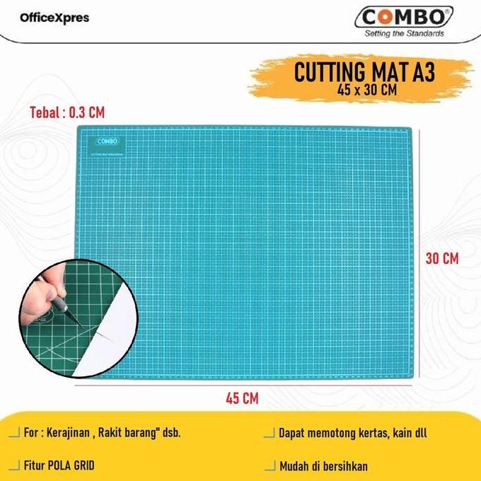 

ready !!! Cutting Mat / Alas Tatakan Potong Kertas A3 Combo