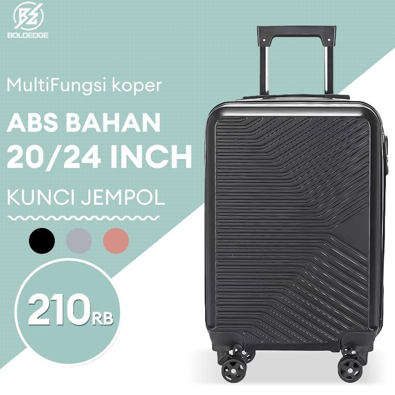 BoldEdge Koper 20/24 Inch Koper Travel Koper Kabin Hardcase Ringan ABS+PC Bagasi