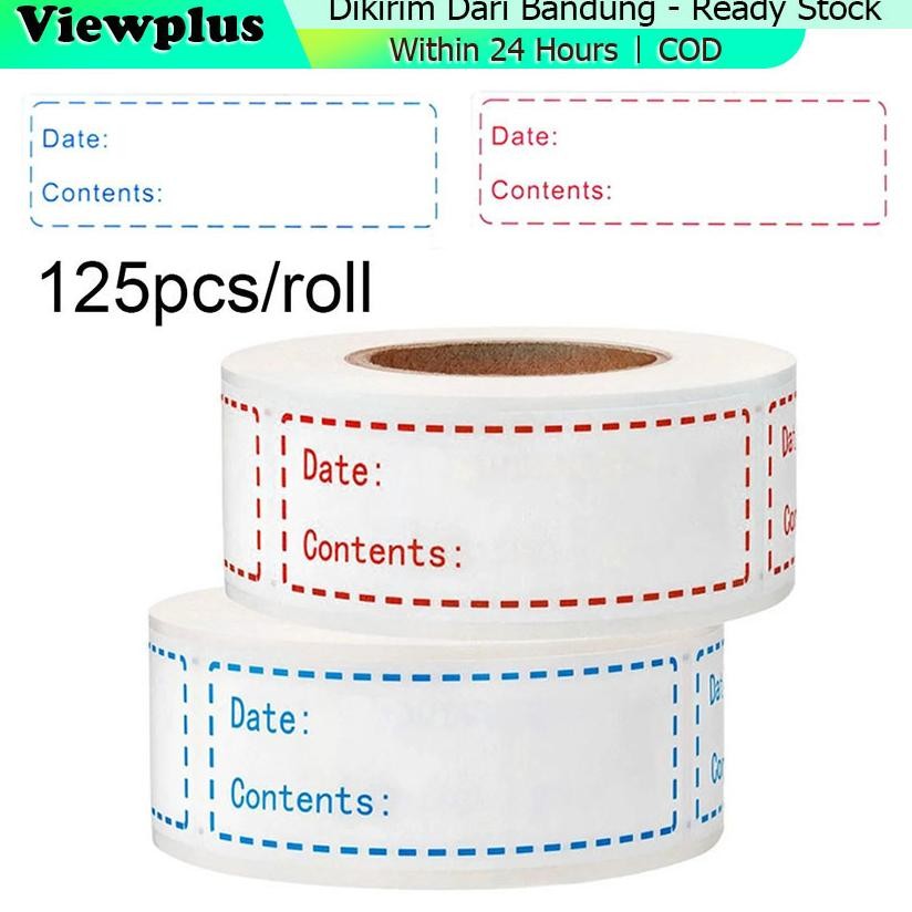 

625Pcs Stiker Label produk Serbaguna dengan Tanggal dan Isi Penyimpanan Makanan Frezeer Kulkas Dapur / Stiker Botol Bumbu Tahan Air / Stiker Penyimpanan Makanan Perekat Diri