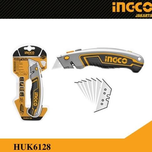 

ready !!! Pisau Cutter Serbaguna / Cutter Tajam / Utility Knife INGCO HUK6128