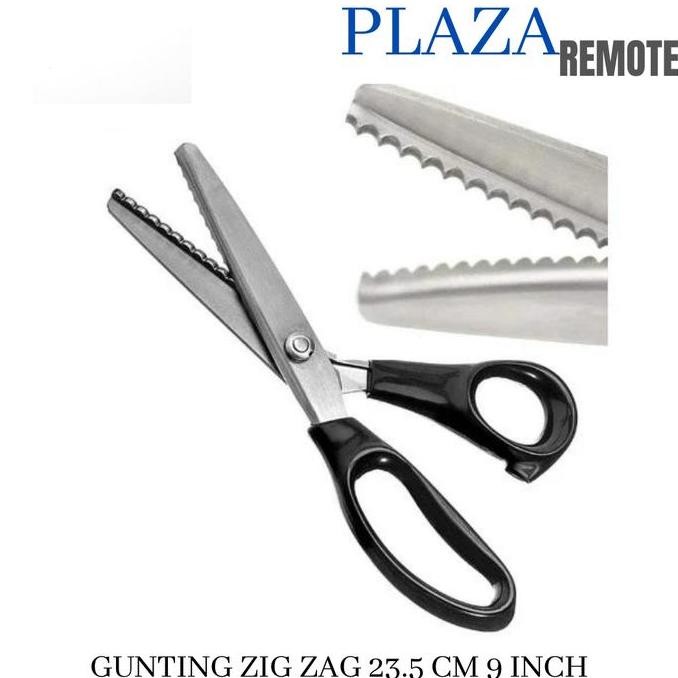 

ready !!! 3 MM Gunting Gelombang Kain/Gunting Bahan Kain Zigzag Stainless Steal