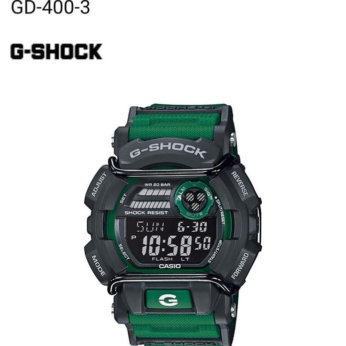 new  STRAP G-SHOCK GD-400-3 GD 400 Casio Original