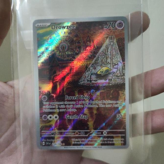 Drowzee AR 210/198 Scarlet Violet - Pokemon English Rare Original
