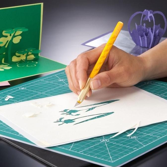 

ready !!! OLFA AK 1 Cutter Pen AK-1/5B Art Knife With 5 Blades (5 Pcs Refill)