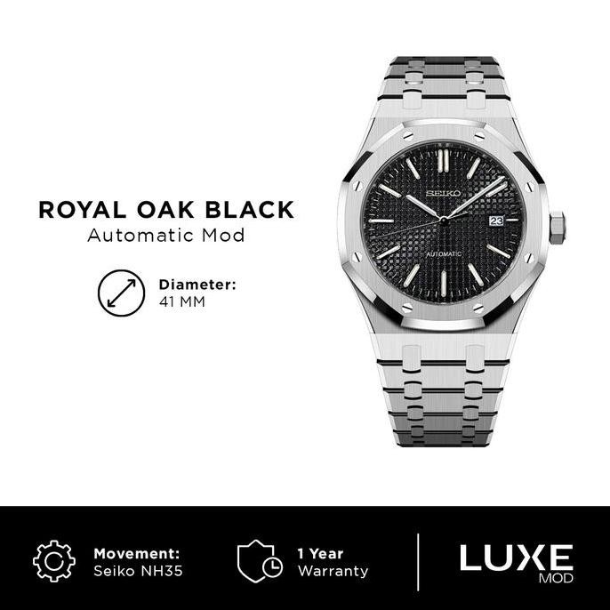 new  Seiko Royal Oak Black  NH35