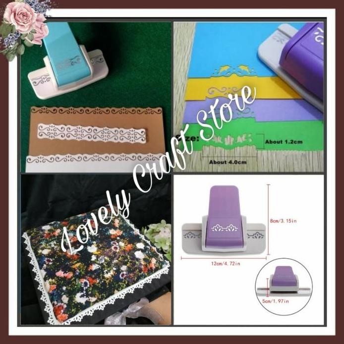 

ready !!! Fancy craft edge border punch puncher, pembolong pemotong kertas motif