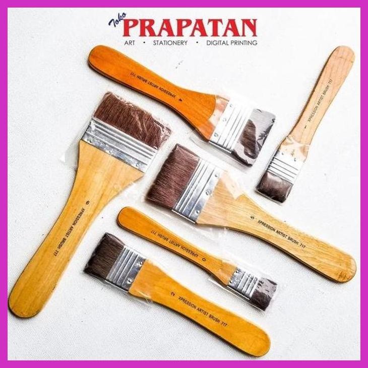 

( SEKOLAH / LUKIS ) DISCOUNT KUAS LUKIS EXPRESSION 717 BULU KUDA / EXPRESSION PAINT BRUSH (SENI / MENGGAMBAR / ART / KERAJINAN ) PACKING AMAN