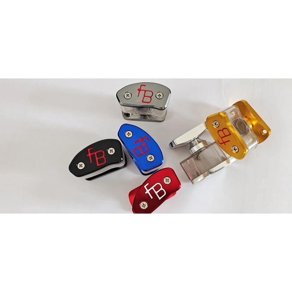 TABUNG MINYAK REM STEMPEL OVAL & KOTAK DEPAN CNC FAST BIKES VARIO BEAT MIO SCOOPY SATRIA FU dll