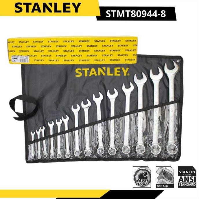 Stanley Combination Wrench Set 14pc 8-32mm Kunci ring Pas STMT80944-8