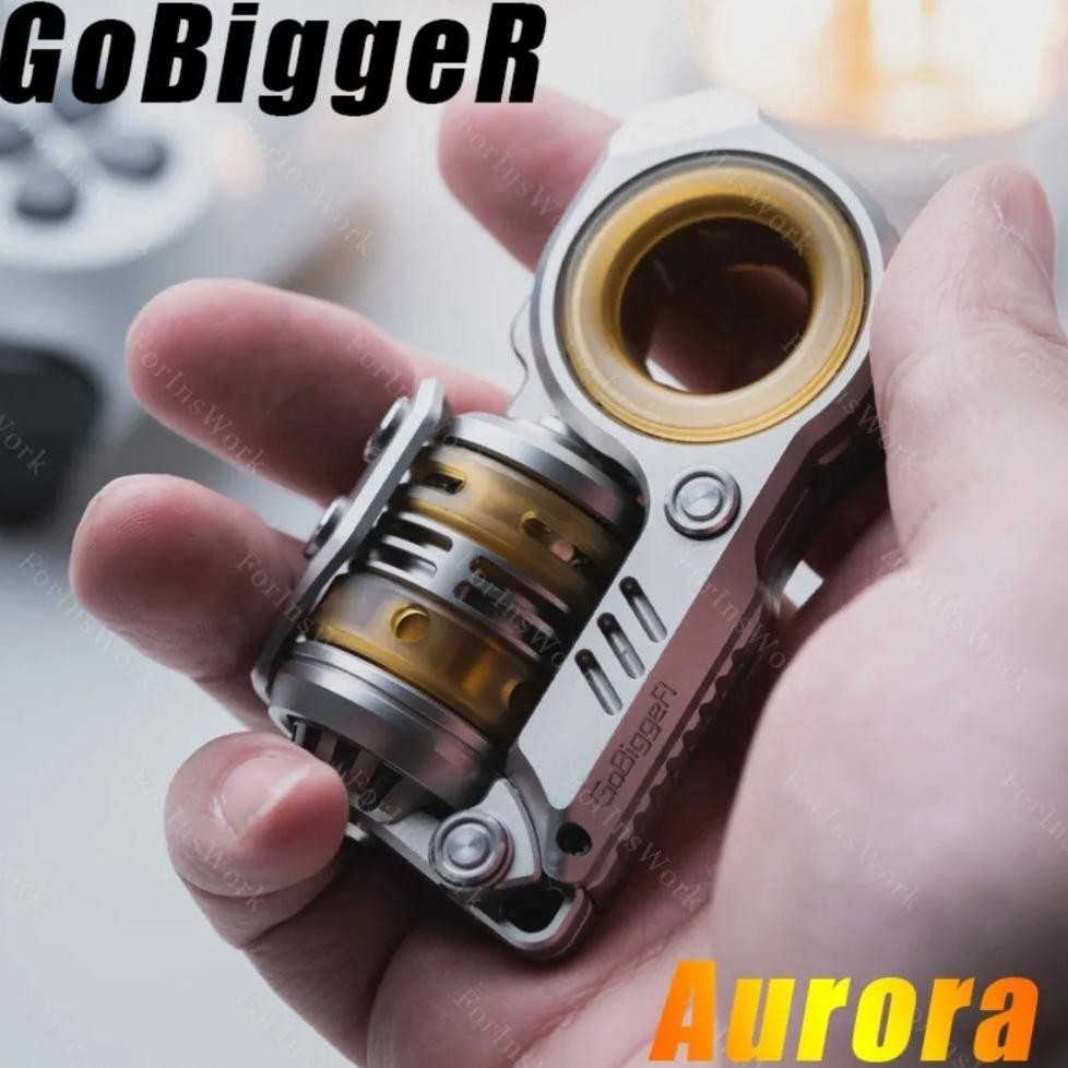 GoBiggeR Aurora S.S PEI Push Slider Multi-functional Composite Toys EDC Slider Fidget Toy Adult Toys