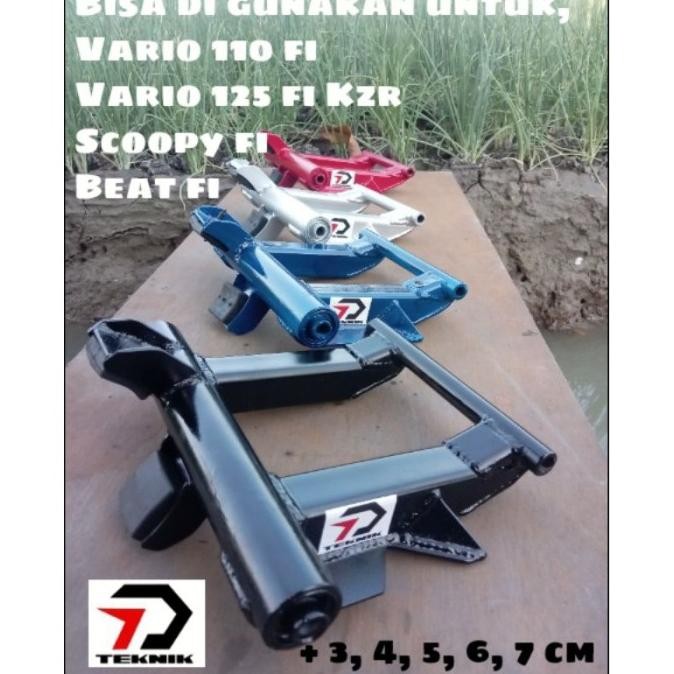 Original Engine mounting custom bisa untuk motor Vario 125 old bohlam KZR, Vario 110 fi, beat fi, uk