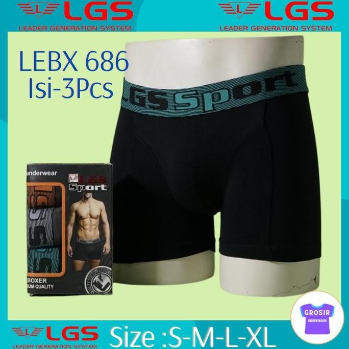 Celana Boxer Pria Lgs Sport 686 Isi-3