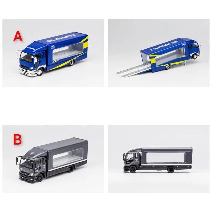 GCD 1/64 Mitsubishi Fuso Subaru Black Bird Diecast Truck Blackbird