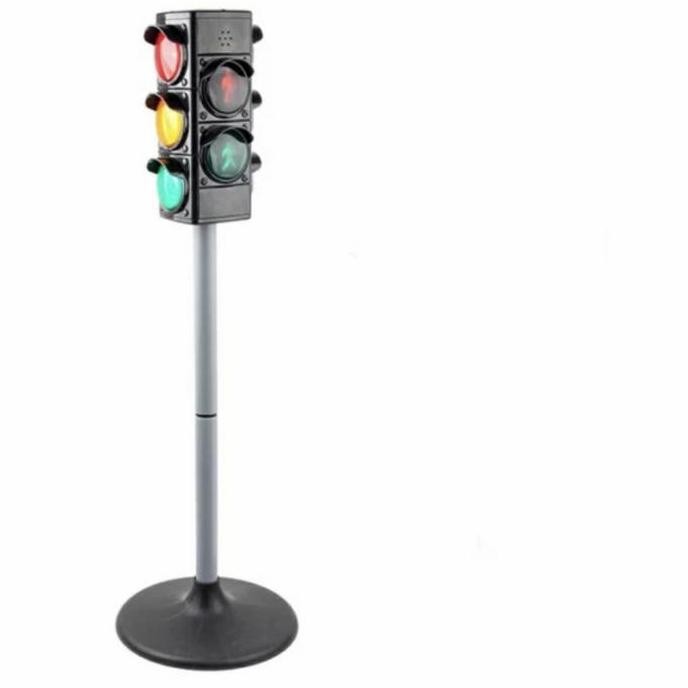 lampu merah mainan anak | mainan rambu lalu lintas | traffic light ms