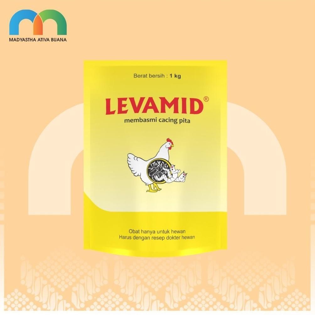 Levamid 1 Kg Medion Obat Cacing Ayam AST