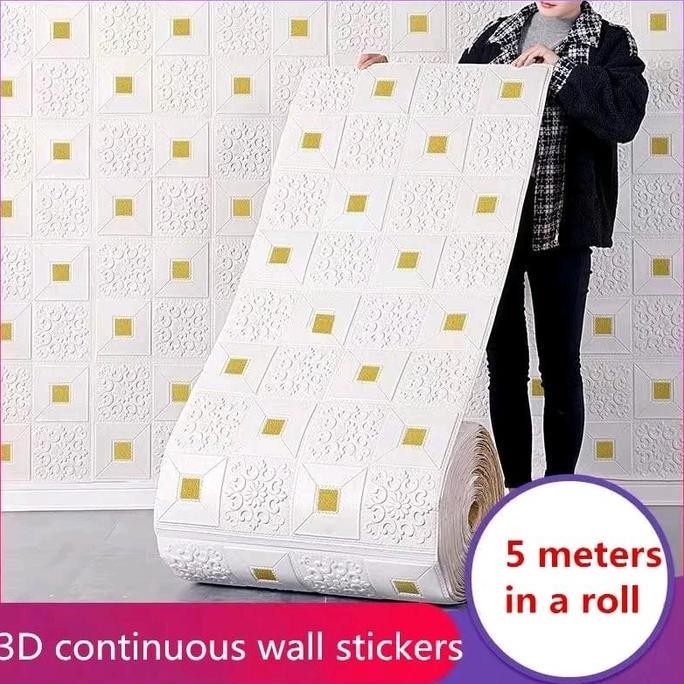 TGR Wallpaper Dinding dan plafon 3D sudah ada lemnya Bunga