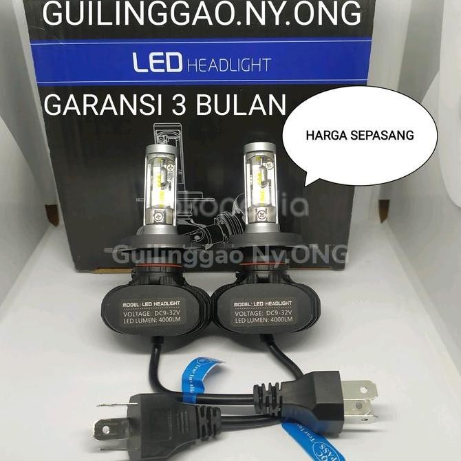 LED H4 & H11H/H1CSP CHIP HEADLAMP LAMPU MOBIL SEPASANG GARANSI 3 BULAN