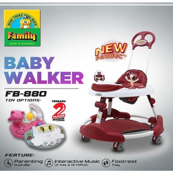 Space Baby Walker Kursi Belajar Jalan Anak Sb 316/Family Baby Walker