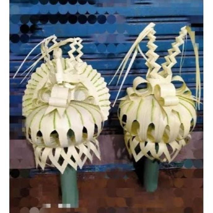 New Janur Kembar Mayang Plastik 1 Pasang Isi 2 [Terbaik][Terlaris]