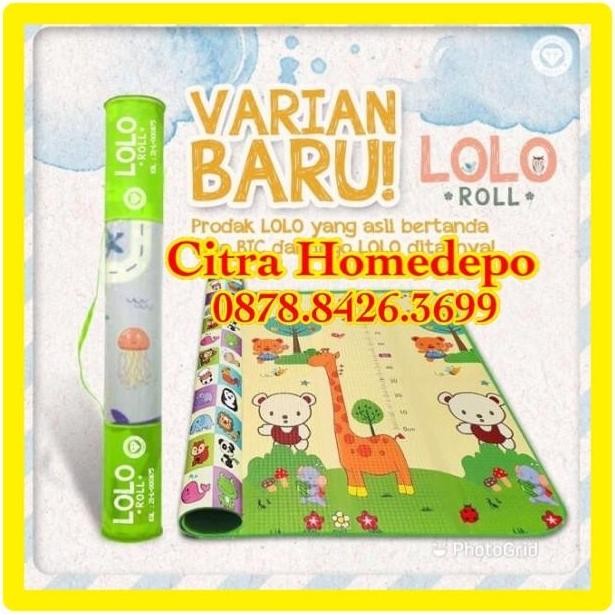 Playmat Playmate Matras Bayi Model Roll (Size 180X200)Tebal 1Cm Murah