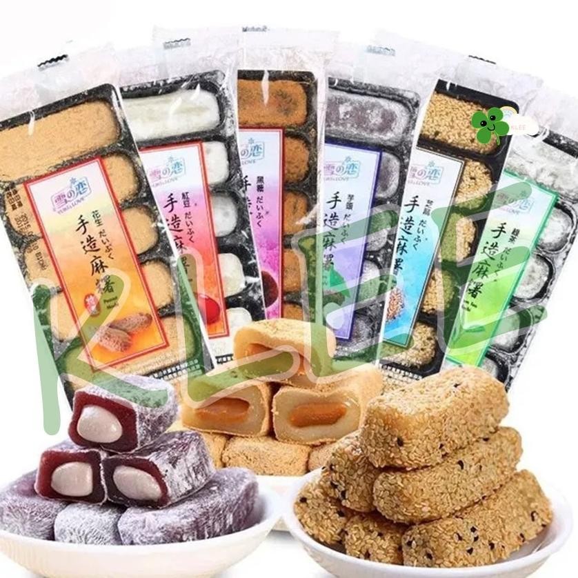 

Yuki Love Japanese Style Mochi Taiwan Yuki Love Mochi Taiwan Mochi Brown Sugar Mochi Green Tea Mochi Peanut Mochi Red Bean Mochi Sesame Mochi Taro Mochi Kue Moci Aneka Rasa Teh Hijau Rasa Kacang Rasa Kacang Merah Rasa Wijen Rasa Wijen Rasa Taro 180G
