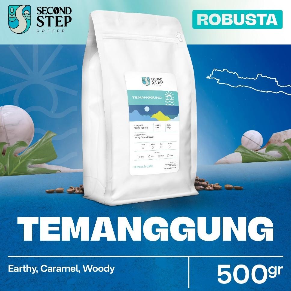 

Kopi Bubuk Robusta Temanggung Coffee Roast Beans Espresso Tubruk Gr