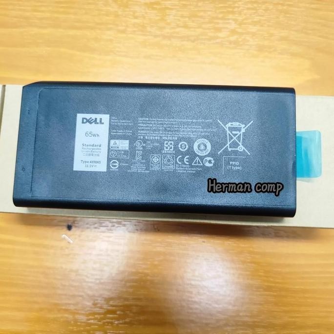 Original Baterai Dell Latitude 14 Rugged 5404 5414 7404 7414  4Xkn5 65Wh New Stok