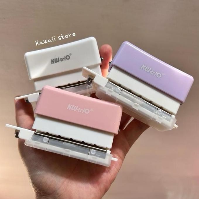 

Pembolong kertas 6 lubang hole puncher paper punch loose leaf A5 A4 B5